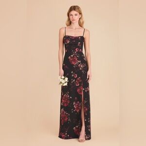 NWT Birdy Grey Mira medium black fleurs d’amour floral dress bridesmaid prom